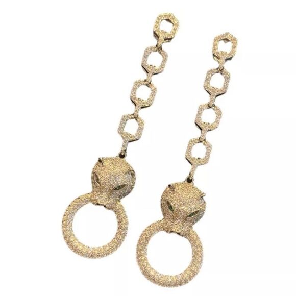 Panther earrings  - Picture 4 of 5